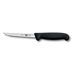 Кухонный нож обвалочный Victorinox Fibrox Boning 12 см Черный (5.6203.12) Івано-Франківськ