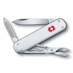 Швейцарский складной нож Victorinox MONEY CLIP 74 мм 5 функций Серебристый с зажимом для денег (0.6540.16) Тернополь