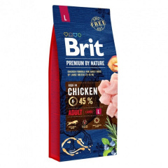 Сухой корм для взрослых собак крупных пород Brit Premium Adult L 15 кг Днепр