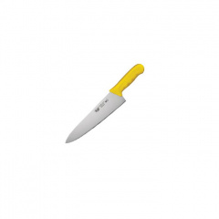 Нож поварской WINCO STAL пластиковая ручка желтый 25 см (04234) Івано-Франківськ