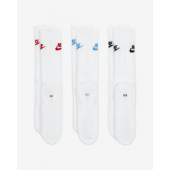 Носки Nike Nsw Everyday Essential Cr 3-pack 38-42 white/multicolor DX5025-911 Ізмаїл