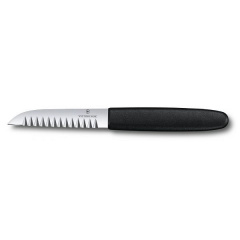 Кухонный нож для фигурной нарезки Victorinox Decorating 8,5 см Черный (7.6054.3) Тернопіль