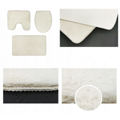 Комплект килимків для ванної та туалету KONTRAST OSLO CREAMY 3шт. Тернопіль