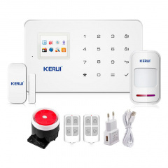 Комплект сигнализации GSM KERUI G-18 Plus Сенсорное управление ЖК экран Луцьк