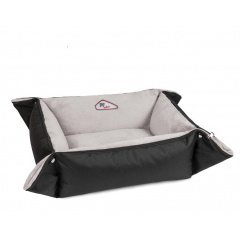 Лежак для собак и кошек Pet Fashion SIMON 1 (52x42x18 см) Черно-серый (4823082417605) Киев