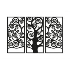 Декоративне панно Декор Карпаты на стіну Дерево-Тріптіх pn74 92х65 см Херсон