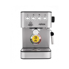 Рожковая кофеварка эспрессо Rotex RCM850-S Power Espresso Ровно