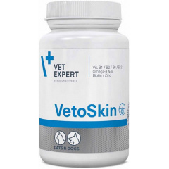 Пищевая добавка для собак и кошек с дерматологическими заболеваниями VetExpert VetoSkin 90 капсул (5907752658266) Вольнянск
