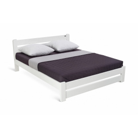 Двуспальная кровать MECANO из дерева сосна 140 x 200 Престиж Белый 19MKR022