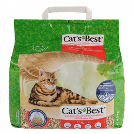 Наполнитель для кошачьего туалета Cat's Best Original Древесный комкующий 4.3 кг (10 л) (4002973240922/4002973302415)