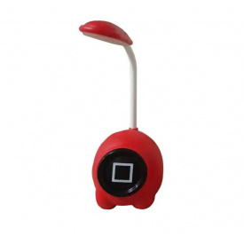 Лампа-ночник настольная светодиодная на аккумуляторе Hoz Игра в Кальмара квадрат 750 mAh Красный (2372-11)