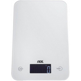 Весы кухонные цифровые ADE Slim белые KE 915