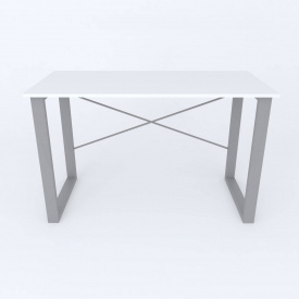 Письменный стол Ferrum-decor Драйв 750x1200x600 Серый металл ДСП Белый 16 мм (DRA029)