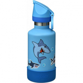 Термобутылка Cheeki Insulated Kids 400 ml Shark Blue (1075-KIB400SK1)
