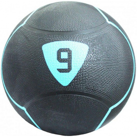 Медбол LivePro SOLID MEDICINE BALL черный 9кг LP8110-9