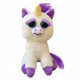 Интерактивная игрушка SUNROZ Feisty Pets Добрые Злые зверюшки Единорог Гленда 20 см Разноцветный (SUN0139)