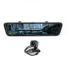 Автомобильное зеркало видеорегистратор 12" Car Lesko K90 (5393-18646)