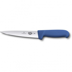 Кухонный нож обвалочный Victorinox Fibrox Boning 15 см Синий (5.6002.15)