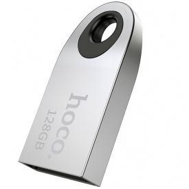 Флешка HOCO USB UD9 128GB, серебристая