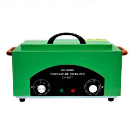Шкаф сухожаровой стерилизатор SalonHome T-SO30736 CH-360T Сухожар Green для инструментов