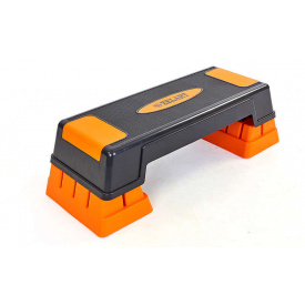 Степ-платформа Zelart FI-6291 Черный-оранжевый