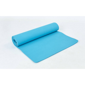 Коврик для фитнеса и йоги planeta-sport FI-4937 183 x 61 x 0.6 см Голубой (FI-4937_Голубой)