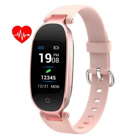 Фитнес браслет Smart Band S3+H Girl (Color Screen) Светло-розовый