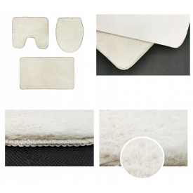 Комплект килимків для ванної та туалету KONTRAST OSLO CREAMY 3шт.