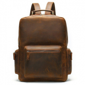 Рюкзак винтажный Vintage 14712 кожаный Коричневый