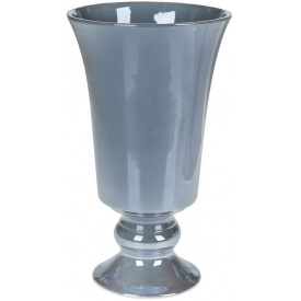 Ваза ceramic Кубок 26.5см, серый перламутр Bona DP67943