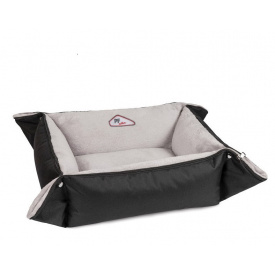Лежак для собак и кошек Pet Fashion SIMON 1 (52x42x18 см) Черно-серый (4823082417605)