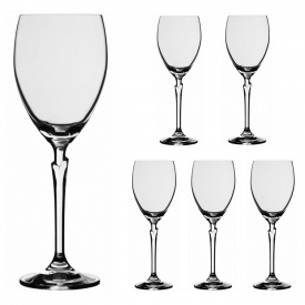Набор бокалов для вина Lora Бесцветный H80-037 250ml