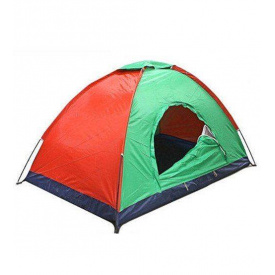 Палатка туристическая 2-х местная кемпинговая для рыбалки и отдыха Camping Spot 2х1х1.1м Зеленый с красным