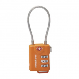 Брелок-замок Munkees 3609 TSA Cable Combi Lock Orange (MUN-3609-OR)