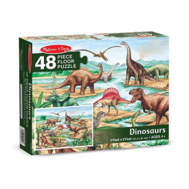 Мега - пазл гигант "Динозавры" 48 элементов Melissa&Doug (MD10421)