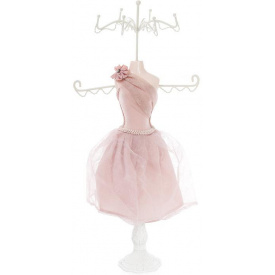 Бижутерница подставка для украшений Розовое платье 17.5х12.5х40.5 см подвеска Bona DP42471