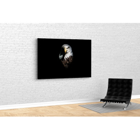 Картина в гостиную спальню для интерьера Гордый орёл KIL Art 81x54 см (562)