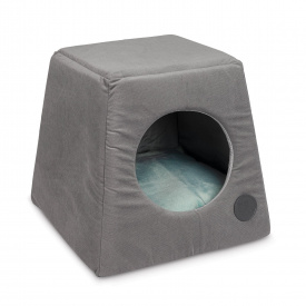 Дом-лежак для собак Pet Fashion TUTTI 36x36x34 см Серый (4823082417858)