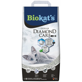 Наполнитель для кошачьего туалета Biokat's Dimond Care Classic Бентонитовый комкующий 8 л (4002064613253)