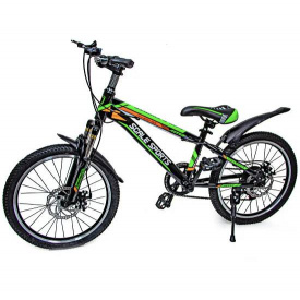 Велосипед подростковый двухколёсный 20" Scale Sports T20 зелёный