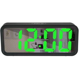 Часы настольные DT-6508 7143 MHZ с зеленой подсветкой