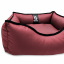 Лежак для собак и котов EGO Bosyak Waterproof XS 50x45 Бордовый (спальное место для собак и кошек) Сумы