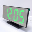 Электронные настольные цифровые часы VST-3618L с LED подстветкой зеленого цвета Черные Київ