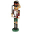 Статуэтка новогодняя Щелкунчик с мечом 25см, красный с зеленым и черным Bona DP73652 Сумы