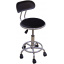 Кресло на роликах Бэйсик SDM, регулируемое по высоте, искусственный кожзам Черный (hub_cNzZ97774) Полтава