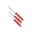 Набор кухонных овощных ножей Victorinox Paring Set 3 шт Красный (5.1111.3) Івано-Франківськ