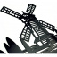 Вешалка настенная Glozis Windmill H-064 46 х 26 см Рівне