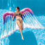 Надувной матрас для плавания Intex 58786 Крылья ангела 251х160см Киев