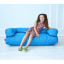 Бескаркасный диван Tia-Sport Гарвард детский 120х40х40 см голубой (sm-0801) Оріхів
