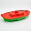 Песочница детская большая бассейн кораблик с крышкой Doloni 1355 * 715 * 375 мм Зелено-красный (03355/3). Ужгород